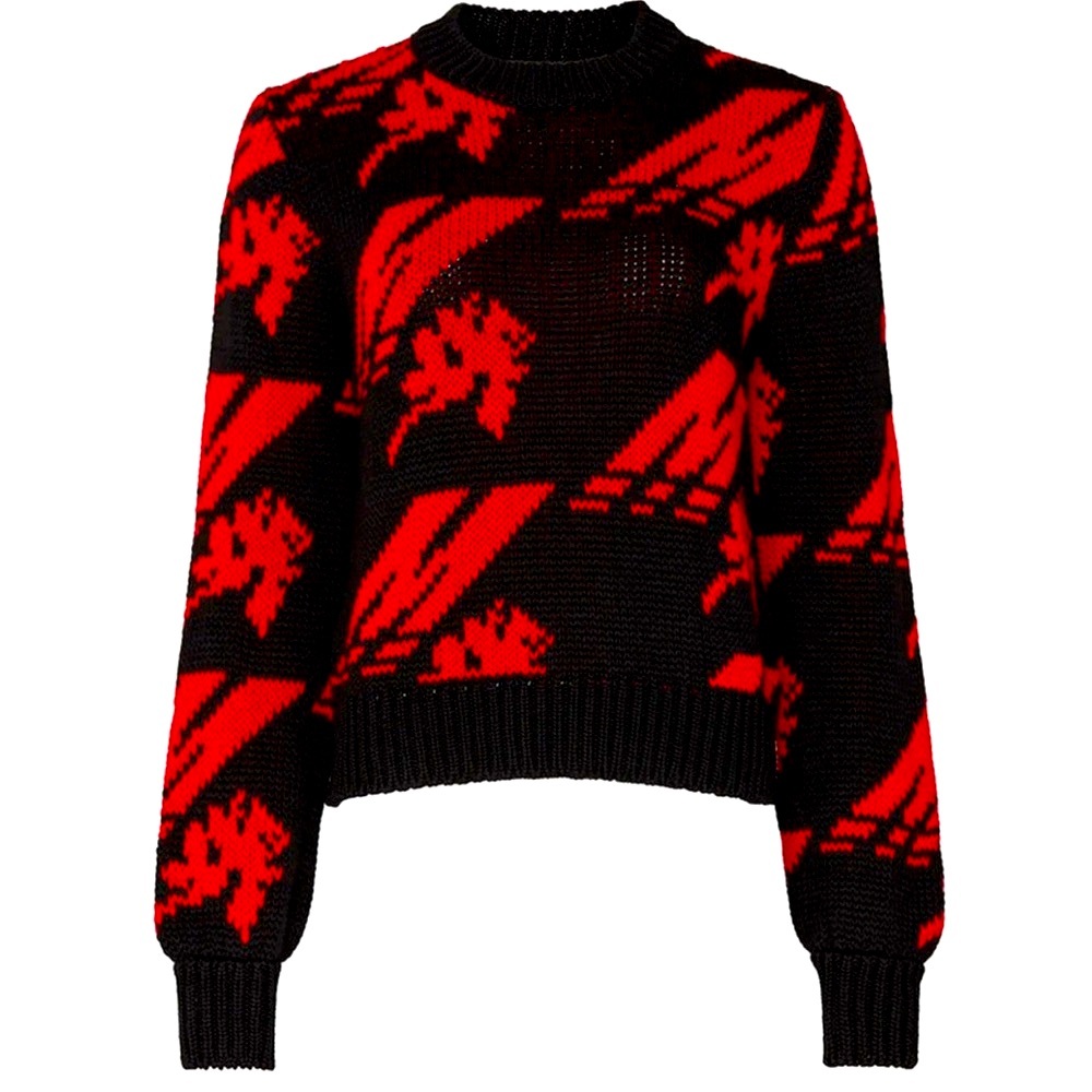 Msgmlogo Pattern Knit Sweater - image 4
